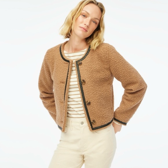 J Crew Sherpa Lady Jacket Size 14 - Picture 1 of 11